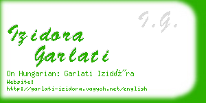 izidora garlati business card